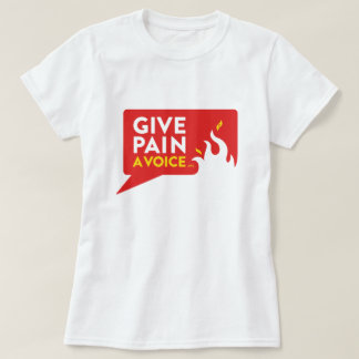 Ge sig smärtar en uttrycka t-shirt
