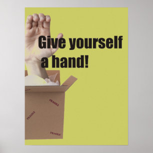 Ge sig Yourself en räckaaffisch Poster
