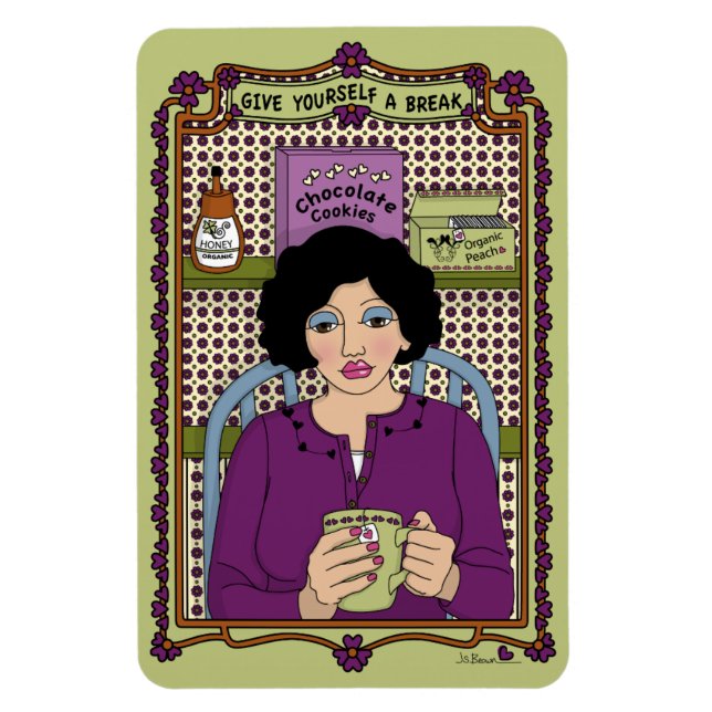 Ge själv en brytpunkt_A_4x6-kylskåp Magnet (Vertikal)