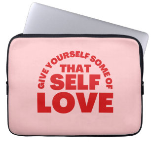 Ge själv, en del av Kärlek-inspirationen Laptop Fodral