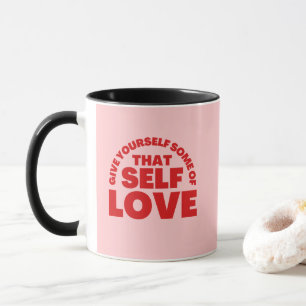 Ge själv, en del av Kärlek-inspirationen Mugg