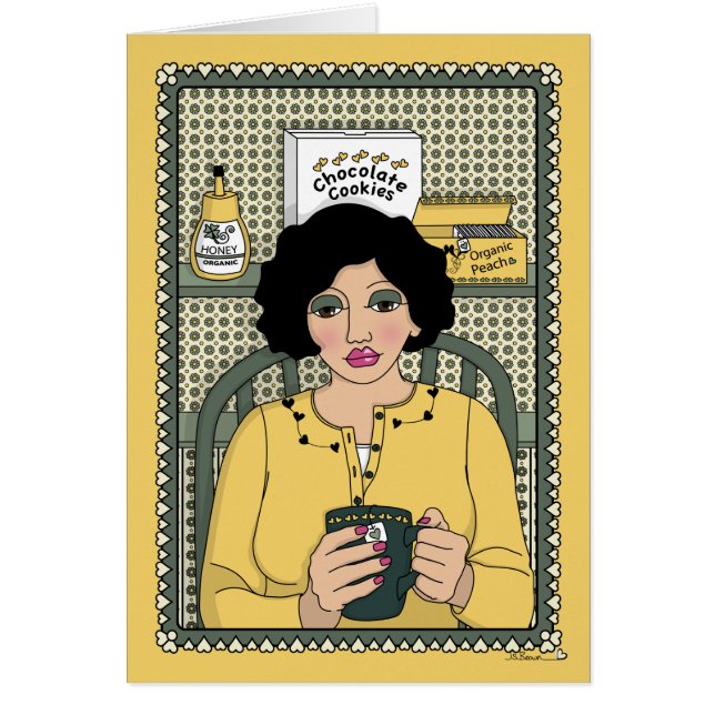 Ge själv ett Break_C_Greeting Card Hälsningskort (Framsidan)