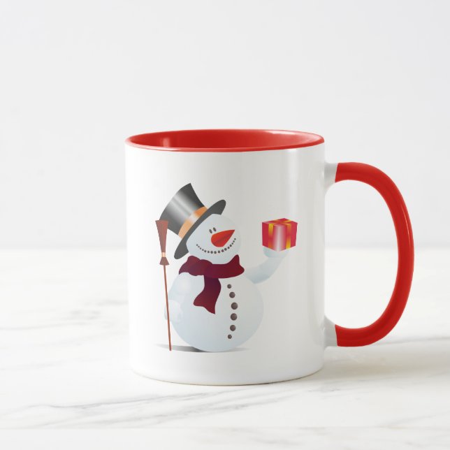 Ge Snömannen till jul / X-mas Mugg (Höger)