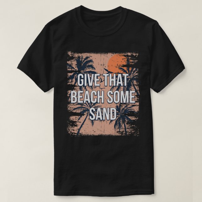 Ge som böjer lite sand funny Friends Humor Budd T Shirt (Design framsida)