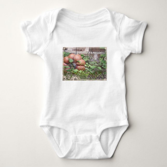 Ge Tack Baby Bodykostym T Shirt (Framsida)