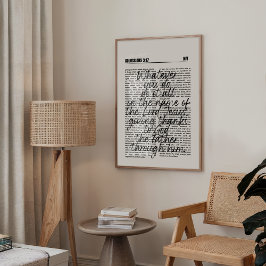 Ge Tack Colossians 3:17 Skriv ut Poster