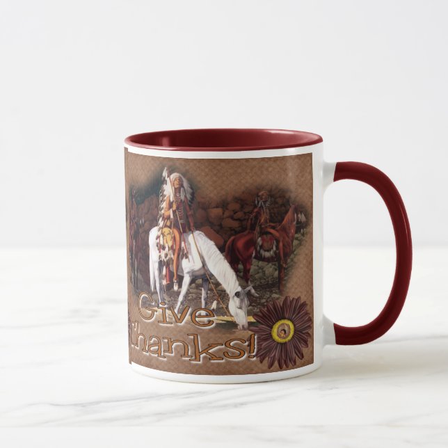 Ge tack den indiska kaffemuggen mugg (Höger)