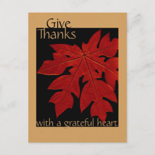 Ge Tack Fall Thanksgiving Prayer Anpassningsbar Helg Vykort