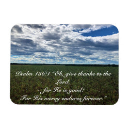 "Ge tack" Fält av bomull Magnet