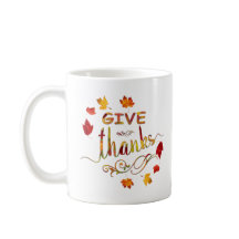 Ge, tack för Fall Rustic Thanksgiving Monogram