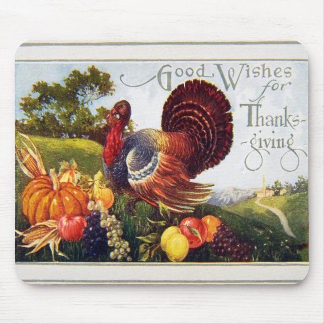 Ge Tack för Thanksgivingen Musmatta (Framsidan)