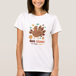 Ge tack Fyll dina tankar T Shirt