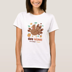 Ge tack Fyll dina tankar T Shirt