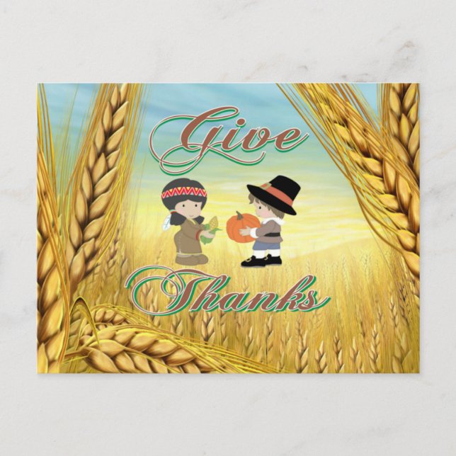 Ge tack helg vykort (Framsida)