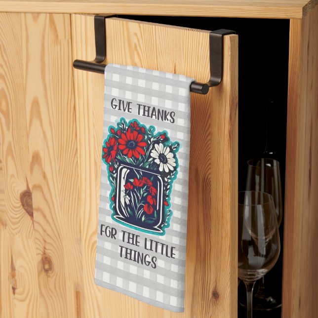 Ge tack Kitchen Tea Towel Kökshandduk (Thirds Fold)