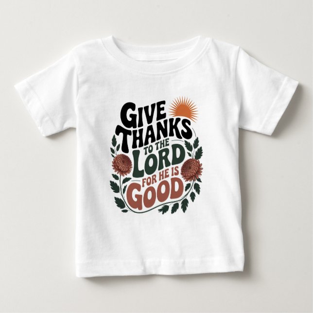 Ge tack - Kristet T Shirt (Framsida)