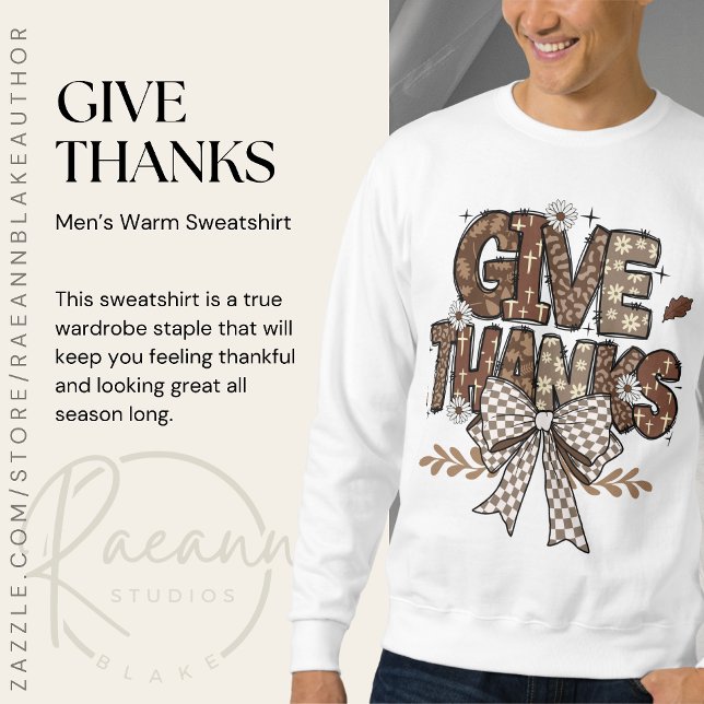 "Ge tack" Manar Warm Sweatshirt (Skapare uppladdad)