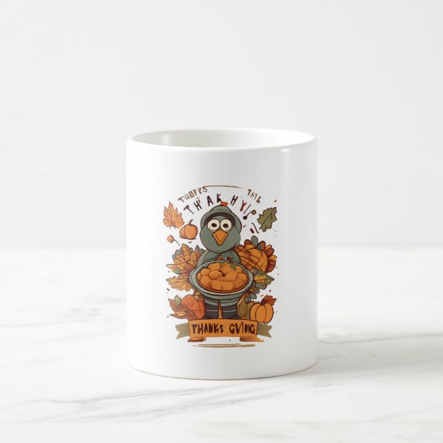 Ge tack och dela kärlek  kaffemugg (Center)