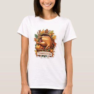 Ge tack och dela kärlek t shirt