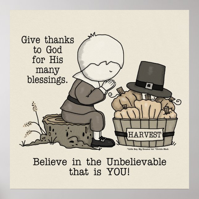 Ge tack poster (Framsidan)