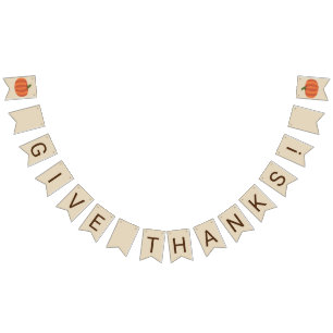 Ge-tack Pumpkin-Thanksgiving Vimplar
