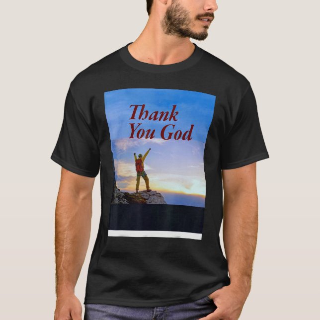 Ge tack t shirt (Framsida)