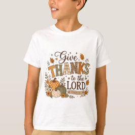 Ge tack tackgivelse pumpa blomster T Shirt