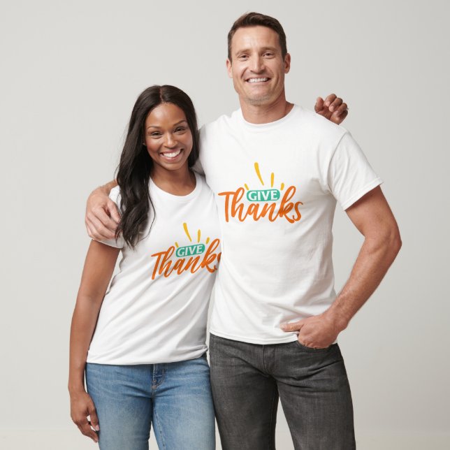 Ge tack - Tacksägelsedagen T Shirt (Unisex)