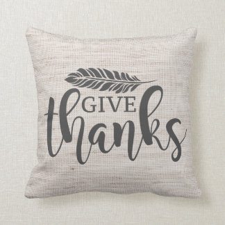 Ge Tack Thanksgiving Dekorativ kudde