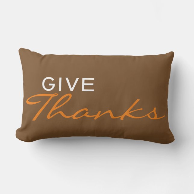 "Ge-tack" Thanksgiving/Fall Dekorativ kudde (Framsida)