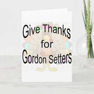 Ge Tack till Gordon Setters Kort