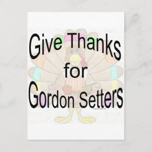 Ge Tack till Gordon Setters Vykort
