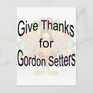 Ge Tack till Gordon Setters Vykort