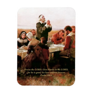 Ge Tack till Herren. Fine Art Gift Magnet