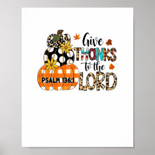 GE-TACK TILL LORD Christian Thanksgiving Hol Poster