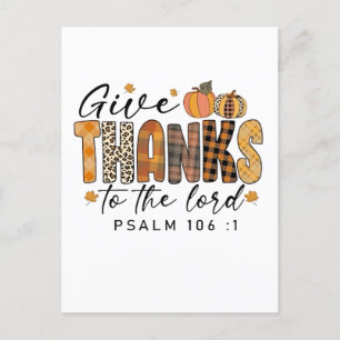 Ge tack till Lord Thanksgiving Turkey Inbjudan Vykort