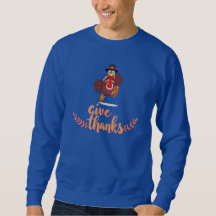 Ge Tack Turkiet Graphic Thanksgiving Sweatshirt