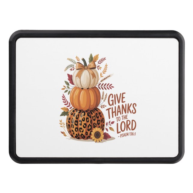 Ge tack vare Herren, fall Pumpkin Dragkroksskydd (Framsidan)