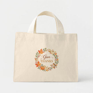 Ge Tacks Vattenfärg Höst Totebag Mini Tygkasse