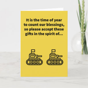 GE TANKER - THANKSGIVING KORT