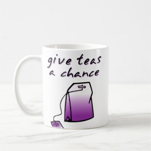 Ge Teer En Chans Rolig Mugg Humor