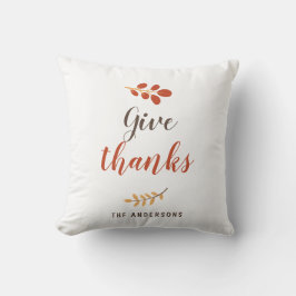 Ge Thanksgiving - höstfall enkel Kudde