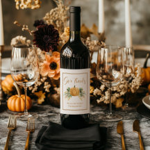 Ge Thanksgiving Watercolor Pumpkin-Anpassningsbar