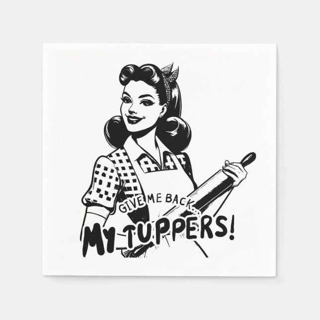 Ge tillbaka min tuppare pappersservett (Framsidan)