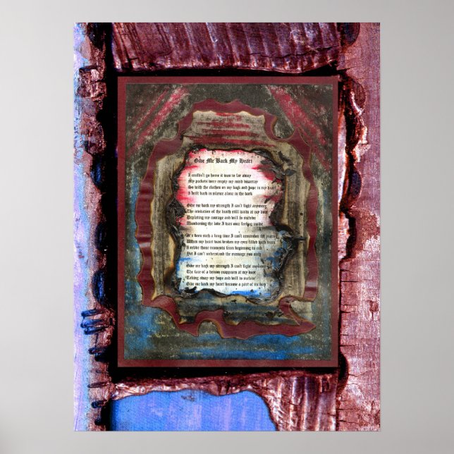 Ge tillbaka mitt hjärta poster (Framsidan)