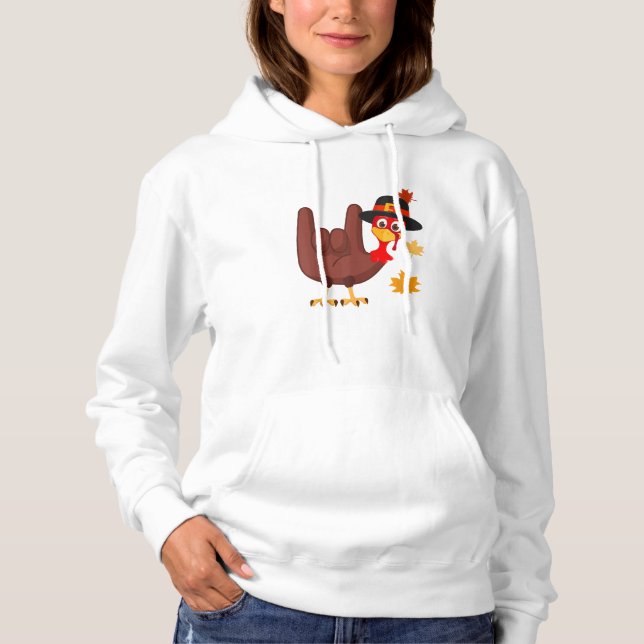 Ge Turkiet det amerikanska teckenspråket i Kärlek  T Shirt (Framsida)