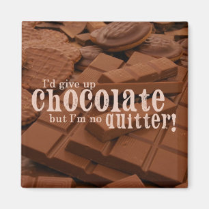 Ge upp chokladmagneten magnet