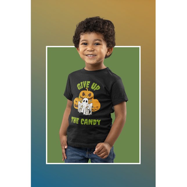 Ge upp godiset Halloween T Shirt (Skapare uppladdad)