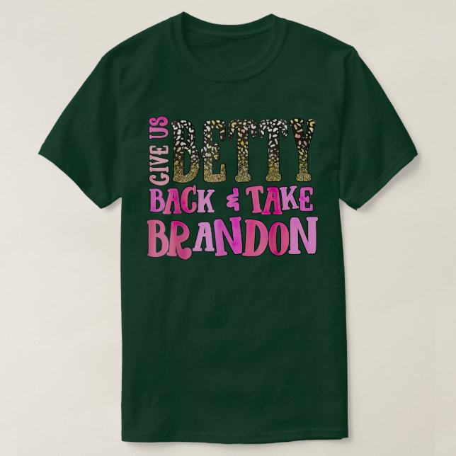 Ge USA BettyBack & Take Brandon, Cute Illustratio T Shirt (Design framsida)