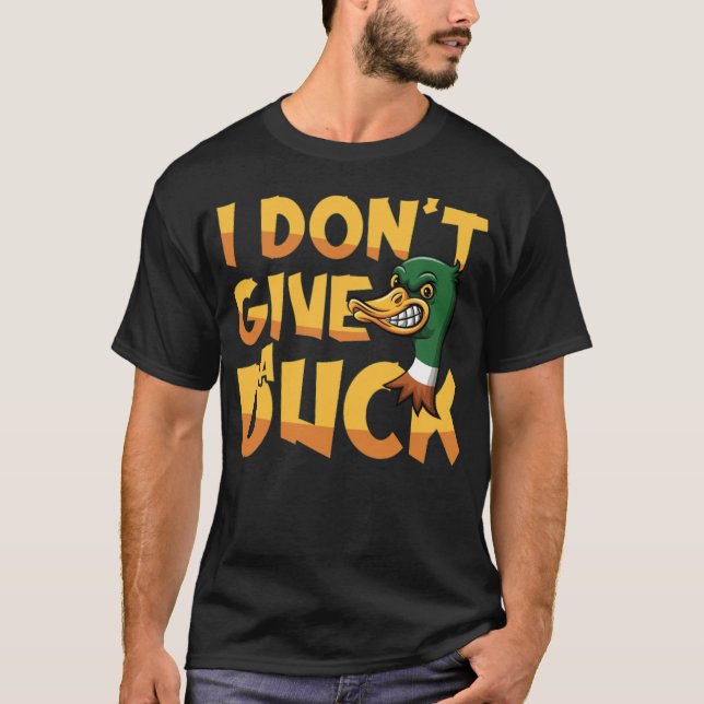 Ge vid anka hund aveln t shirt (Framsida)